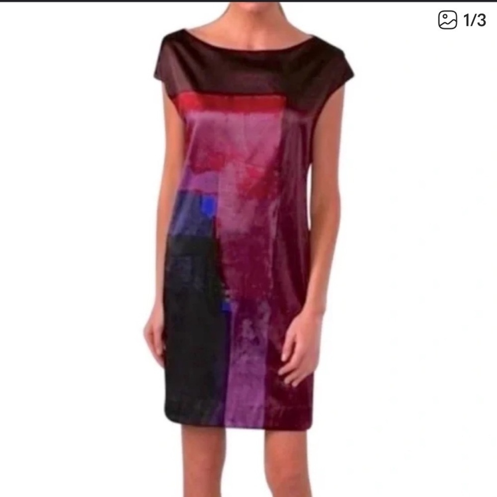 Vince Watercolor Shift dress